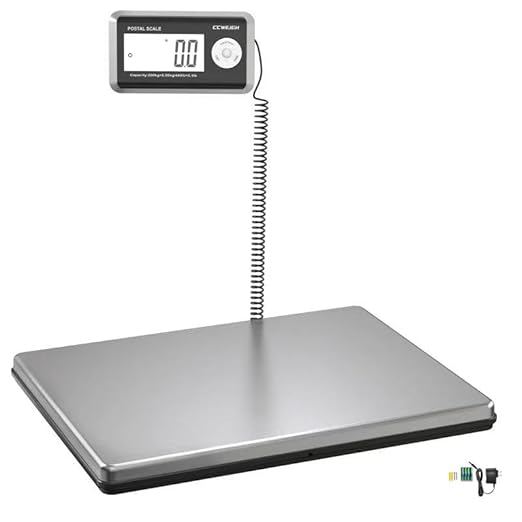 Shipping Scales 440lbs x 1.76oz Stainless Steel Large Platform, Small Business - Image 2