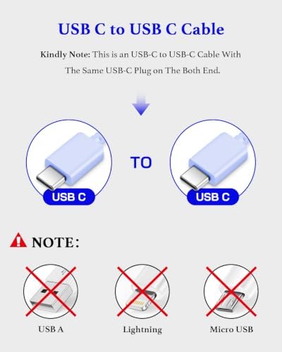 25W Type C Charger Fast Charging Long 10 FT Fast Charger USB C Cable - Image 4