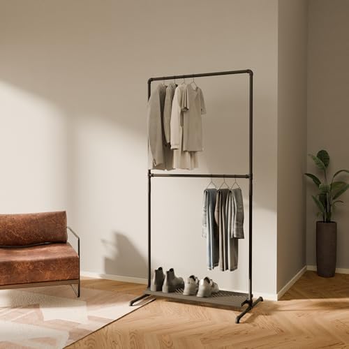 pamo Clothing Rack with Shelves 39" W x 76" H, 170 lbs Load Capacity by pamo