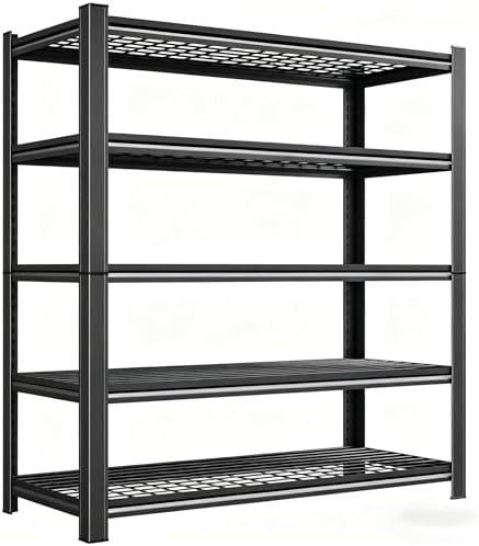 2Pack 72" H X 48" W X 24" D Heavy Duty Garage Shelving Unit by Ergonova