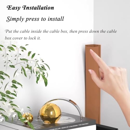 Self-Adhesive PVC Corner Cord Cover - Image 5