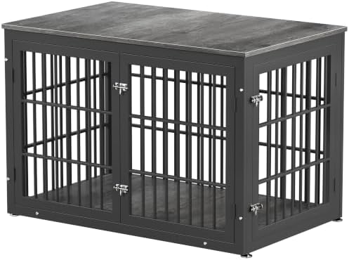 rehomerance 46" Heavy Duty Dog Crate Furniture for Large Dogs by Rehomerance