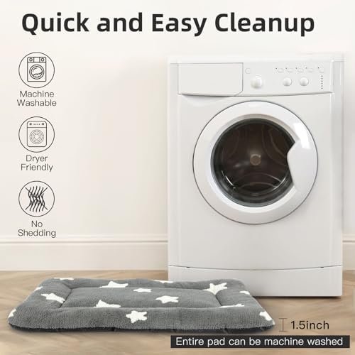 Mora Pets Dog Crate Pad Dog Bed for Crate Washable Flat Pet Kennel Mat Cute - Image 3