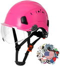 Aolamegs Construction Hard Hat with Visor and Chin Strap for Men,ANSI Z89.1 by Aolamegs