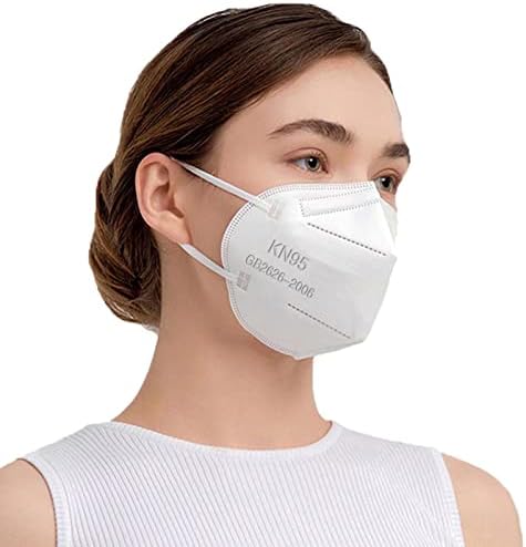 SAROULU 5-Layer Breathable Disposable KN95 Face Masks Respirator Cup Dust Safety Protection Mask by SAROULU