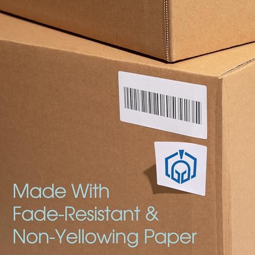 1" X 0.375" Matte White Printable Barcode Labels - Image 4