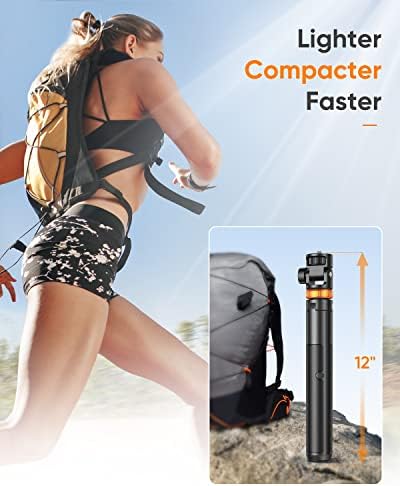 EUCOS 62" Phone Tripod, Tripod for iPhone & Selfie Stick with Remote - Image 5