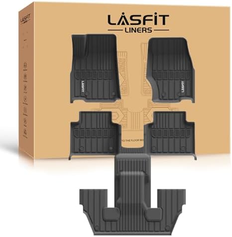 LASFIT Floor Mats for Jeep Grand Cherokee L 2021-2025 2026 6 Passengers by LASFIT