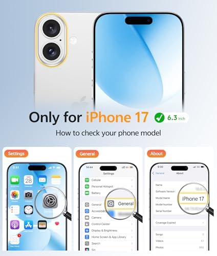 FNTCASE for iPhone 17 Case, Compatible with Magsafe, Glass Screen Protector - Image 2