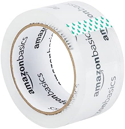 Amazon Basics Packing Tape, Strong & Durable for Moving, Storage, Shipping, Mailing and Sealing, Crystal Clear, 1.88" x 109 Yards, 6-Pack - Image 2