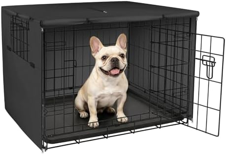 Explore Land Dog Crate Cover, 30 inches, Black by ExploreLand