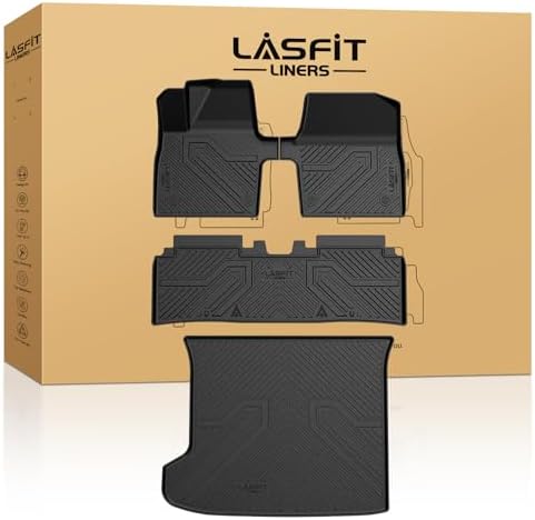 LASFIT Floor Mats for KIA EV6 2024 2023 2022(Not Fit Manual 1st Row) by LASFIT