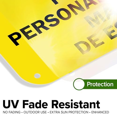 Caution Personal Protective Equipment Required Beyond This Point Bilingual Osha Sign, 18x24 Inches, 55 mil thick HDPS (high density polystyrene), Made in USA by My Sign Center - Image 4
