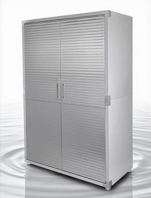 Heavy-Duty Commercial Storage Cabinet (Granite Gray, 48" W x 24" D x 72" H) by Unknown