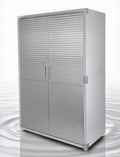 Heavy-Duty Commercial Storage Cabinet (Granite Gray, 48" W x 24" D x 72" H) by Unknown