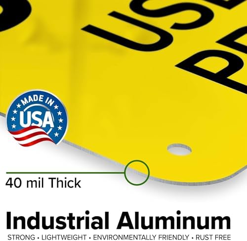 Caution Pesticide Storage Area Use Proper Personal Protective Equipment Sign, 10x14 Inches, Rust Free .040 Aluminum, Fade Resistant, Made in USA by My Sign Center - Image 3
