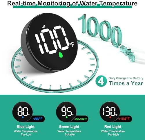 Longriver Tem8 Luxury Filtered Shower Head with Temperature Display - Image 3