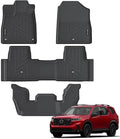 Floor Mats for Honda Pilot 2023 2024 2025 2026 All Weather Protection by NIKALAIKA