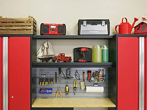 NewAge Products Red Bold Series 9PC Garage Cabinetry Set · 24-Gauge Steel · Fully Welded · 156" W x 18" D x 76.75" H, 50682 - Image 4