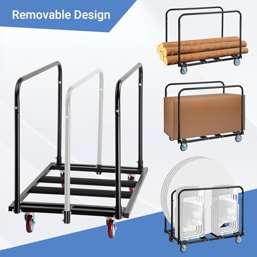 Updated Folding Table Cart, Heavy Duty Drywall Dolly Cart 2000LBS - Image 5