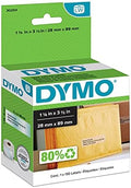 DYMO Authentic LW Clear Mailing Address Labels, DYMO Labels for LabelWriter Label Printers, 1-1/8" x 3-1/2", 1 Roll of 130 by Dymo%C2%AE
