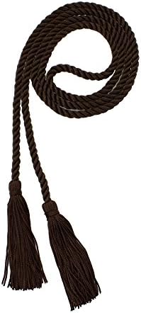 Tassel Depot Graduation Honor Cord - Brown - Every School Color Available - Made In Usa by TasselDepot