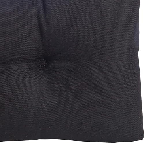 Klear Vu The Gripper Non-Slip Tufted Bench Cushion for Indoor Furniture, Assembled in USA, Entryway Storage, Bay Window, Corner Nook or Piano Seat, 35 Inches, Solid Black - Image 4