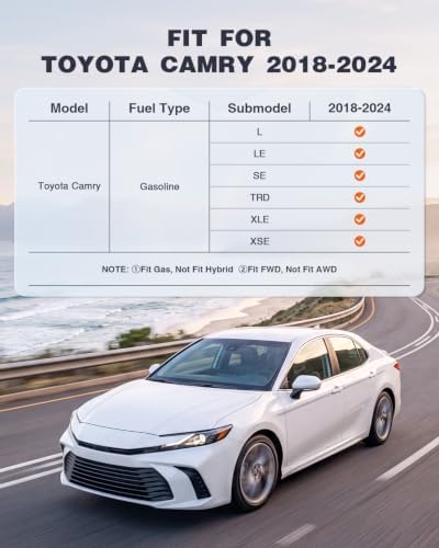 Custom Fit Floor Mats for Toyota Camry 2024 2023-2018 - Image 2