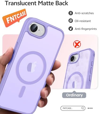 FNTCASE for iPhone 17e/ iPhone 16e Case, Fit for Magsafe, Screen Protector - Image 6