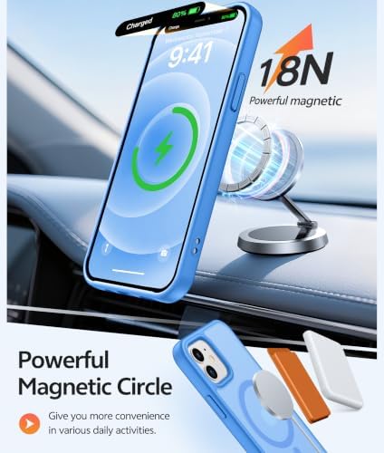 FNTCASE for iPhone 12/12 Pro Case, with Screen Protector, Fit for Magsafe - Image 3