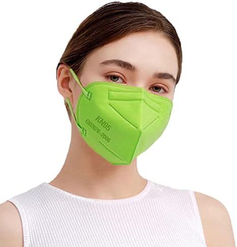SAROULU 5-Layer Breathable Disposable KN95 Face Masks Respirator Cup Dust Safety Protection Mask by SAROULU