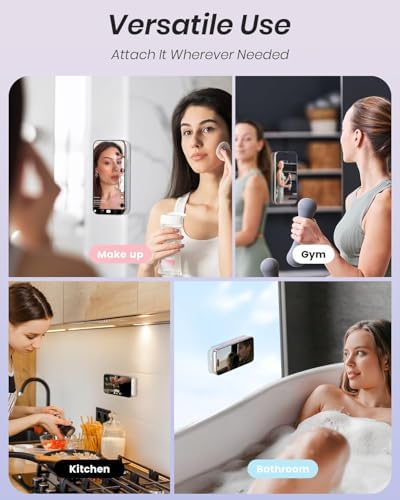 Klearlook 2Pack Magnetic Suction Phone Mount for MagSafe Case, Transparent & Black - Image 6