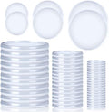 36 Pieces (2",1-3/8",1") Clear Discbound Discs Plastic Binder Rings Expansion Discs Notebooks Planner Discs Binder Accessories Disc Binder System Book Binding Discs for Planner Scrapbooking Supplies by DOSTATNI