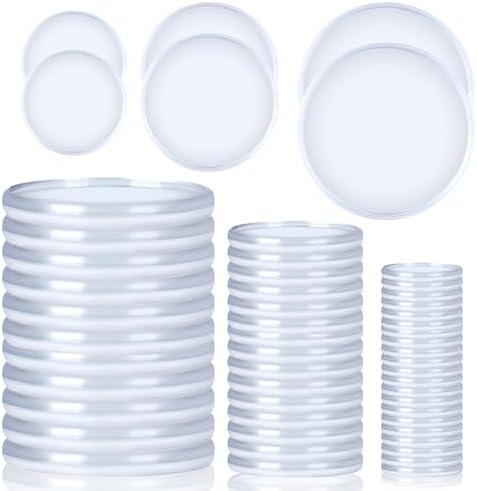 36 Pieces (2",1-3/8",1") Clear Discbound Discs Plastic Binder Rings Expansion Discs Notebooks Planner Discs Binder Accessories Disc Binder System Book Binding Discs for Planner Scrapbooking Supplies by DOSTATNI