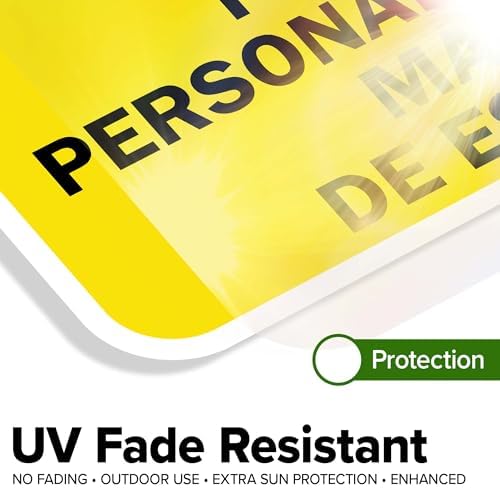 Caution Personal Protective Equipment Required Beyond This Point Bilingual Osha Sign, 18x24 Inches, Rust Free .063 Aluminum, Fade Resistant, Made in USA by My Sign Center - Image 4