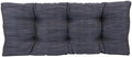 Klear Vu The Gripper Non-Slip Tufted Bench Cushion for Indoor Furniture, Assembled in USA, Entryway Storage, Bay Window, Corner Nook or Piano Seat, 33 Inches, Solid Denim by KlearVUHomeTextiles