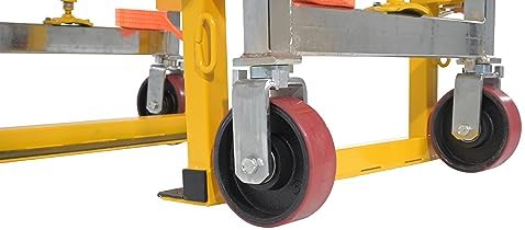 Vestil MFM-4000 Steel Machinery/Vending Machine Lifts 15 In. x 26-3/4 In. x 49-1/4 In. 4000 Lb. Capacity Yellow - Image 6