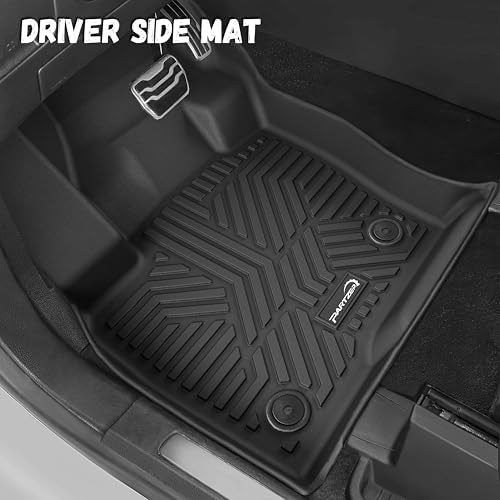 Floor Mats for Ford Edge 2015-2024, Custom Fit TPE All Weather Floor Liners, 1st & 2nd Row & Trunk Mat Edge SE, SEL, SEL Plus, Titanium, Sport, ST, ST-Line Accessories - Image 3