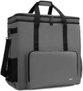 CURMIO Double-Layer PC Carrying Case, Computer Travel Bag for Tower, Gray by CURMIO