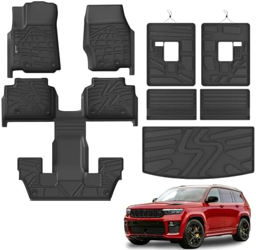 Floor Mats for Jeep Grand Cherokee L 2021-2026 (Only 6 Seats) by Partzer