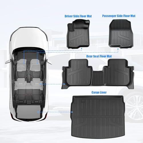 All-Weather Floor Mats & Cargo Liner for Honda CR-V 2023-2026 - Image 2