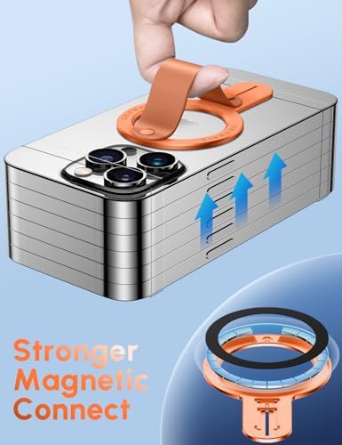GripMate for MagSafe Phone Grip for iPhone, Slim Magnetic Phone Ring Holder - Image 5