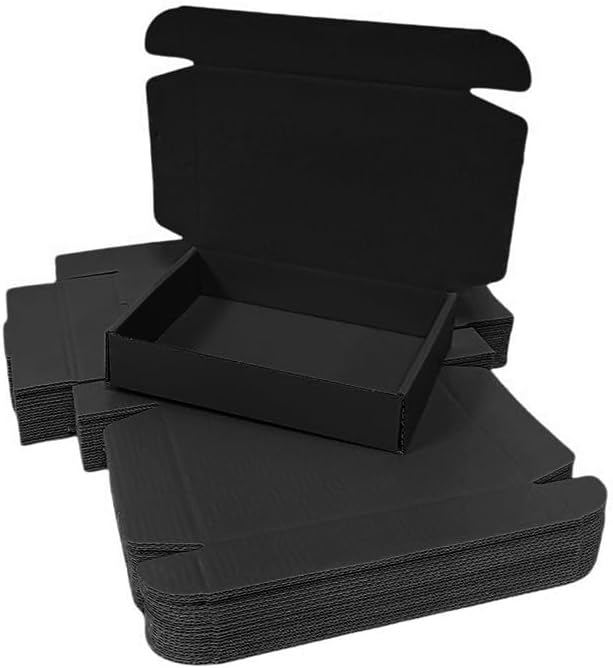 10 Pcs 11.8 x 7.9 x 3.2 inches Corrugated Cardboard Gift Boxes Recyclable - Image 3