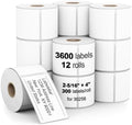 (3600 Labels/3-Proof 1" Core) Labelebal Replacement for DYMO 30256, 2-5/16" x 4"(59 mm x 101 mm) Direct Thermal Labels Postage Address Shipping Labels Compatible for DYMO & Rollo & Zebra Printer by Labelebal