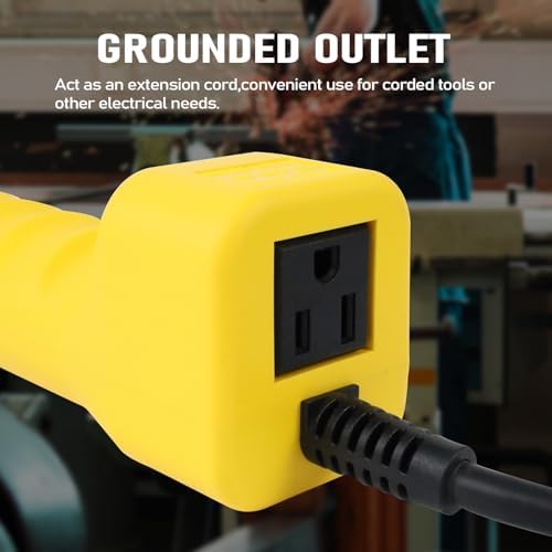 EP 25 Ft LED Work Light, 1200 Lumen COB LED Trouble Light, Yellow - Image 6