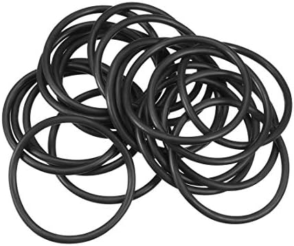 uxcell Nitrile Rubber O-Rings 47mm OD 40.8mm ID 3.1mm Width, Metric Sealing Gasket, Pack of 20 by uxcell