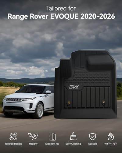 3W Floor Mats & Cargo Liner for Range Rover Evoque 2020-2026 - Image 2