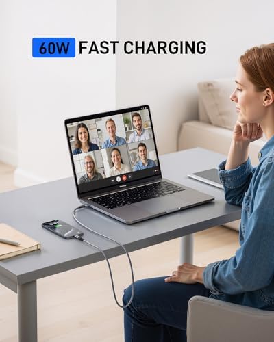 Short USBC to USBC Cable 3FT, 60W USB Type C Fast Charging Cable for Car - Image 4