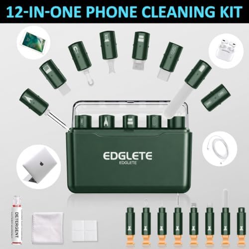 Phone Cleaning Kit for Charging Port Cell Phone USB C, Army Green - Image 7