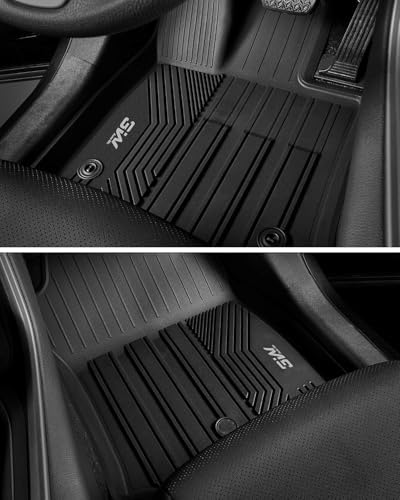 3W Floor Mats for Toyota Tundra 2014-2021 CrewMax Cab, TPE All Weather - Image 4